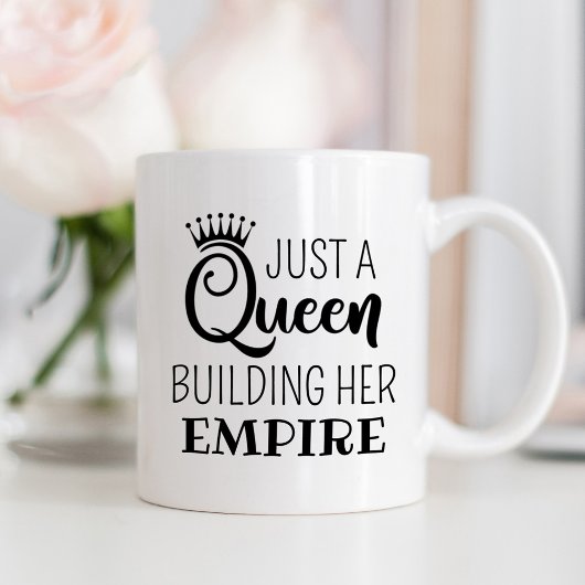Gewoon een koningin die haar Empire Black Quote bo Koffiemok