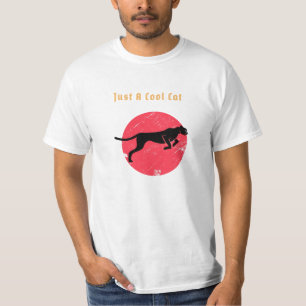 Gewoon een kool kat - panter t-shirt