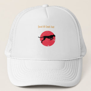 Gewoon een kool kat - panter trucker pet