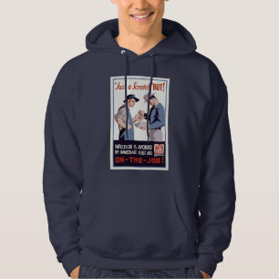 "Gewoon een kras" EHBO-poster Hoodie