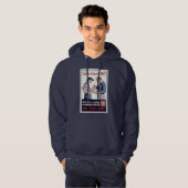 "Gewoon een kras" EHBO-poster Hoodie (Voorkant volledig)