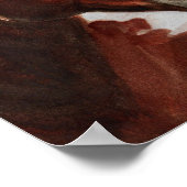 Gewoon een kus-druk op Canvas Poster (Hoek)