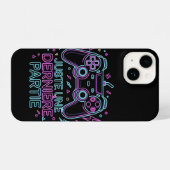 Gewoon Eén Laatste Potje - Retro Neon zwarte gamer iPhone Hoesje (Achterkant horizontaal)