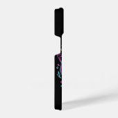 Gewoon Eén Laatste Potje - Retro Neon zwarte gamer iPhone Hoesje (Rechterkant)