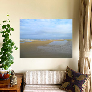 Gewoon een lange strand foto afdruk