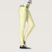 Gewoon een Leggings Kinda Gal Citroen Waterverf Le (Rechts)