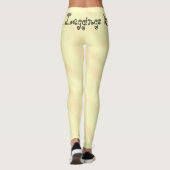 Gewoon een Leggings Kinda Gal Citroen Waterverf Le (Achterkant)