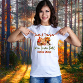 Gewoon een leraar die houdt van Herfst  T-Shir T-shirt