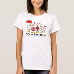 Gewoon een lief gansje Schattelijke Eend T-shirt