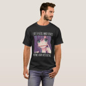 Gewoon een liefhebber van anime en schetsen tekene t-shirt (Voorkant volledig)