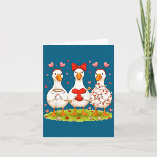 Gewoon een lieflijke gans koffie grappige Valentij Kaart