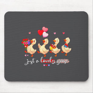 Gewoon een lieve gans Schattig grappig dier Squad Muismat