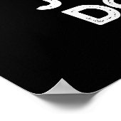 Gewoon een lil door een sleutelhanger Funny Dorky  Poster (Hoek)