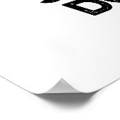 Gewoon een lil door een sleutelhanger, Funny Dorky Poster (Hoek)