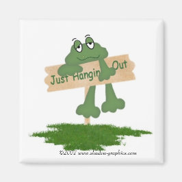 Gewoon een magneet ophangen