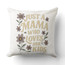 Gewoon een mama die van haar kinderen houdt Retro 