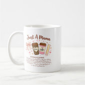 Gewoon Een Mama String Cheese Era Coffee Moeder Da Koffiemok (Links)
