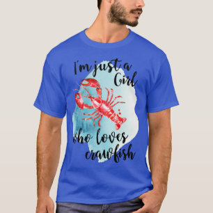 Gewoon een man die houdt van rivierkreeft Cajun ri T-shirt