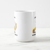 Gewoon een man die mijn eigen zaken ontgint koffiemok (Center)