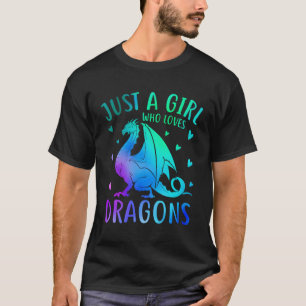 Gewoon een man die van draken houdt en t-shirt