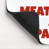 Gewoon een man die van gehakt en pasta houdt muismat (Hoek)