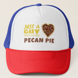 Gewoon een man die van Pecan-taart houdt Trucker Pet