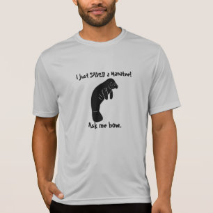 Gewoon een manatee redden t-shirt