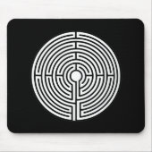 Gewoon een Maze Circular Muismat (Voorkant)