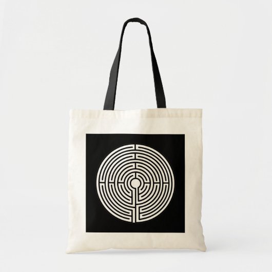 Gewoon een Maze Circular Tote Bag (Voorkant)