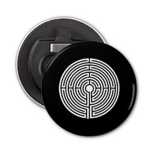 Gewoon een Maze op Black Button Flesopener