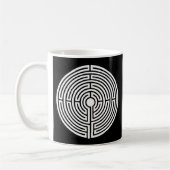 Gewoon een Maze op Black Koffiemok (Links)