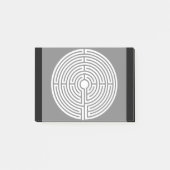 Gewoon een Maze op Black Post-it® Notes (Voorkant)