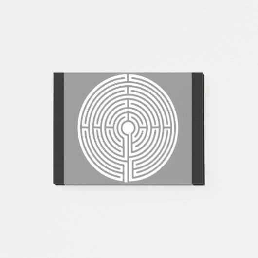Gewoon een Maze op Black Post-it® Notes (Voorkant)