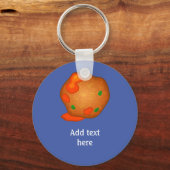 Gewoon een Meatball - één hapje in saus - voeg tek Sleutelhanger (Voorkant)