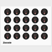 Gewoon een meesterwerk Mentale Gezondheidsbewustzi Ronde Sticker (Vel)
