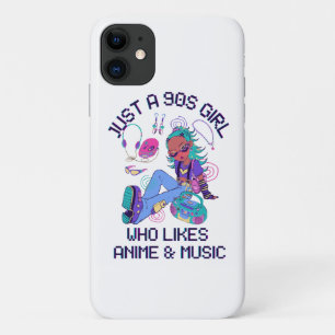 Gewoon een meid uit de jaren 90 die van muziek hou Case-Mate iPhone case