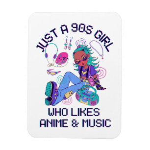 Gewoon een meid uit de jaren 90 die van muziek hou magneet
