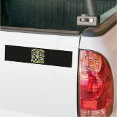 Gewoon Een Meis Dat Van Augurken Houdt Bumpersticker (Op Truck)