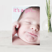 Gewoon een meisje aankondiging (Voorkant)