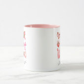 Gewoon een meisje Aardbei Croquette Bow Esthetisch Mok (Midden)