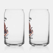 Gewoon Een Meisje Dat Anime En Schetsen Liefheeft Blikvorm Glas (Links)