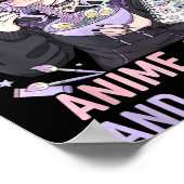 Gewoon een meisje dat anime-ramen en schetsen leuk poster (Hoek)