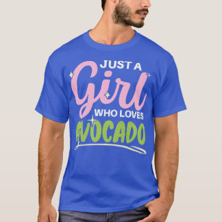 Gewoon een meisje dat Avocado Liefhebber Guac Guac T-shirt