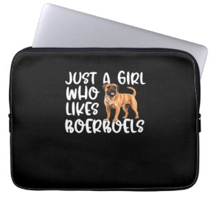Gewoon Een Meisje Dat Boerboels Klassieke T-Shirt Laptop Sleeve