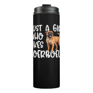 Gewoon Een Meisje Dat Boerboels Leuk Vindt Klassie Thermosbeker