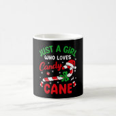 Gewoon een meisje dat Candy Cane Kerstmis grappig Koffiemok (Center)