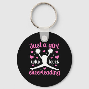 Gewoon Een Meisje Dat Cheerleading Cheerleader Che Sleutelhanger