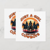 Gewoon een meisje dat cowboys leuk vindt (Voorkant / Achterkant)