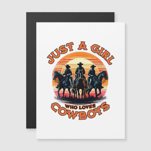 Gewoon een meisje dat cowboys leuk vindt (Voorkant / Achterkant)
