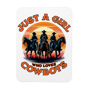 Gewoon een meisje dat cowboys leuk vindt magneet
